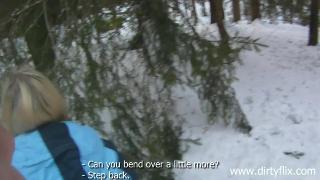 Snowboarder chick loves cock